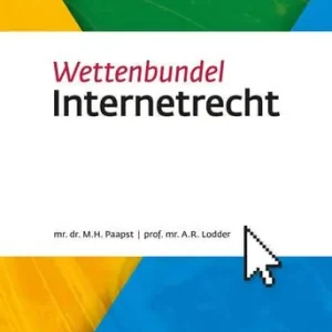 Wettenbundel Internetrecht (e-book) Dagaanbieding