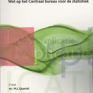Wet op het Centraal bureau voor de statistiek (e-book) Beperkte Voorraad