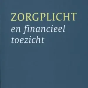 Zorgplicht en financieel toezicht (e-book) Meest Verkocht