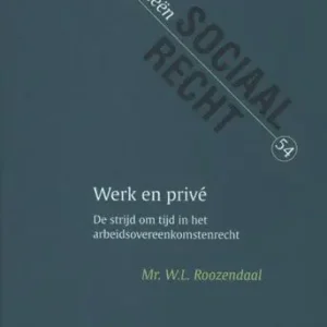 Werk en privé (e-book) Gratis Retour