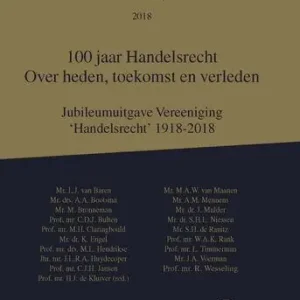 100 jaar Handelsrecht Flitsaanbieding