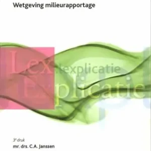 Wetgeving milieurapportage (e-book) Hete Deal
