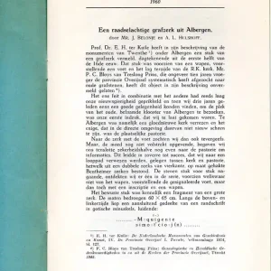 Een raadselachtige grafzerk uit Albergen Laatste Kans