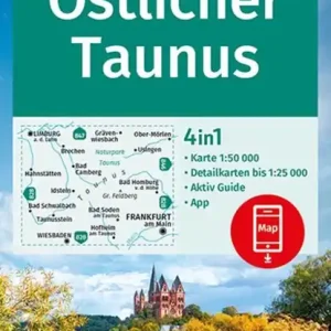 KOMPASS Wanderkarte 840 Östlicher Taunus 1:50.000 Nieuw