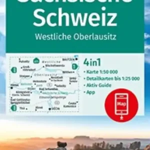Sachsische Schweiz -Westl. Oberlausitz + Aktiv Guide Nieuw