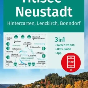Hete Deal KOMPASS Wanderkarte 893 Titisee-Neustadt 1:25.000