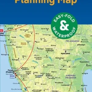 Bestseller Lonely Planet India Planning Map