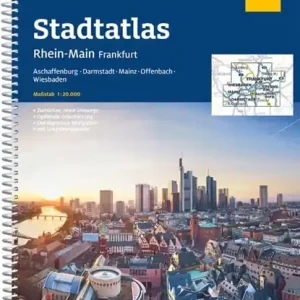 Aanbieding ADAC Stadtatlas Rhein-Main, Frankfurt 1:20.000
