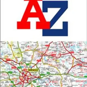 Tijdelijk Beschikbaar East Anglia A-Z Visitors’ Map