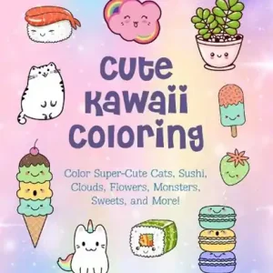 Cute Kawaii Coloring Direct Beschikbaar