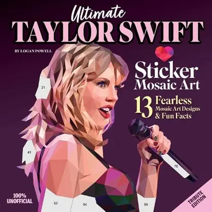 Ultimate Taylor Swift Sticker Mosaic Art Populair