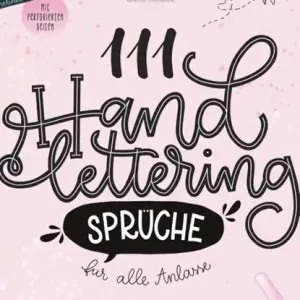 111 Handlettering-Sprüche für alle Anlässe - Der große Vorlagen-Block Hete Deal